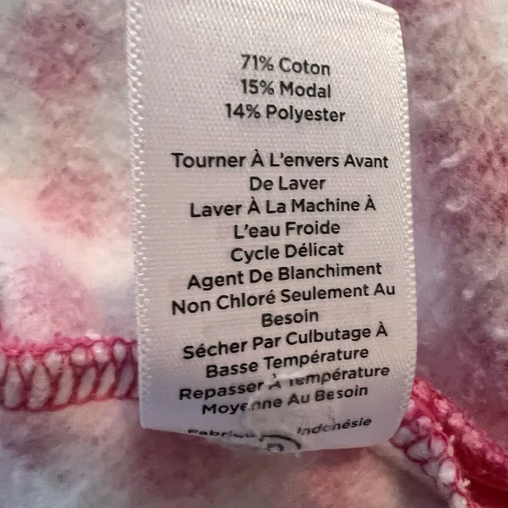 Talbots Women’s Sweatshirt 2X Gingham Pink White Checkered - Picture 4 of 4